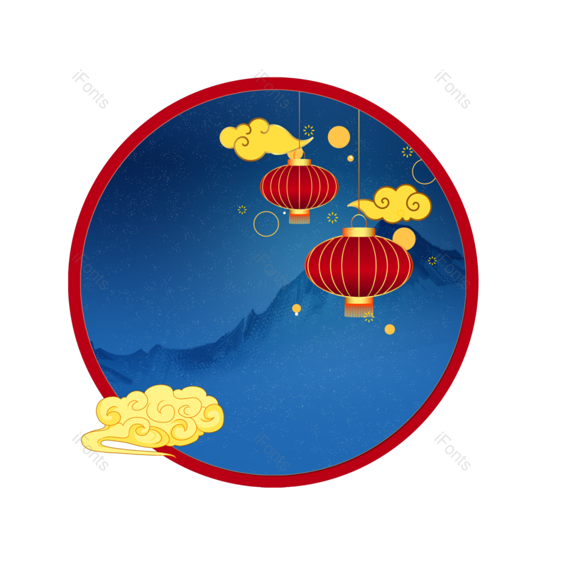 节日图片,中国元素,元旦PNG,灯笼免抠素材